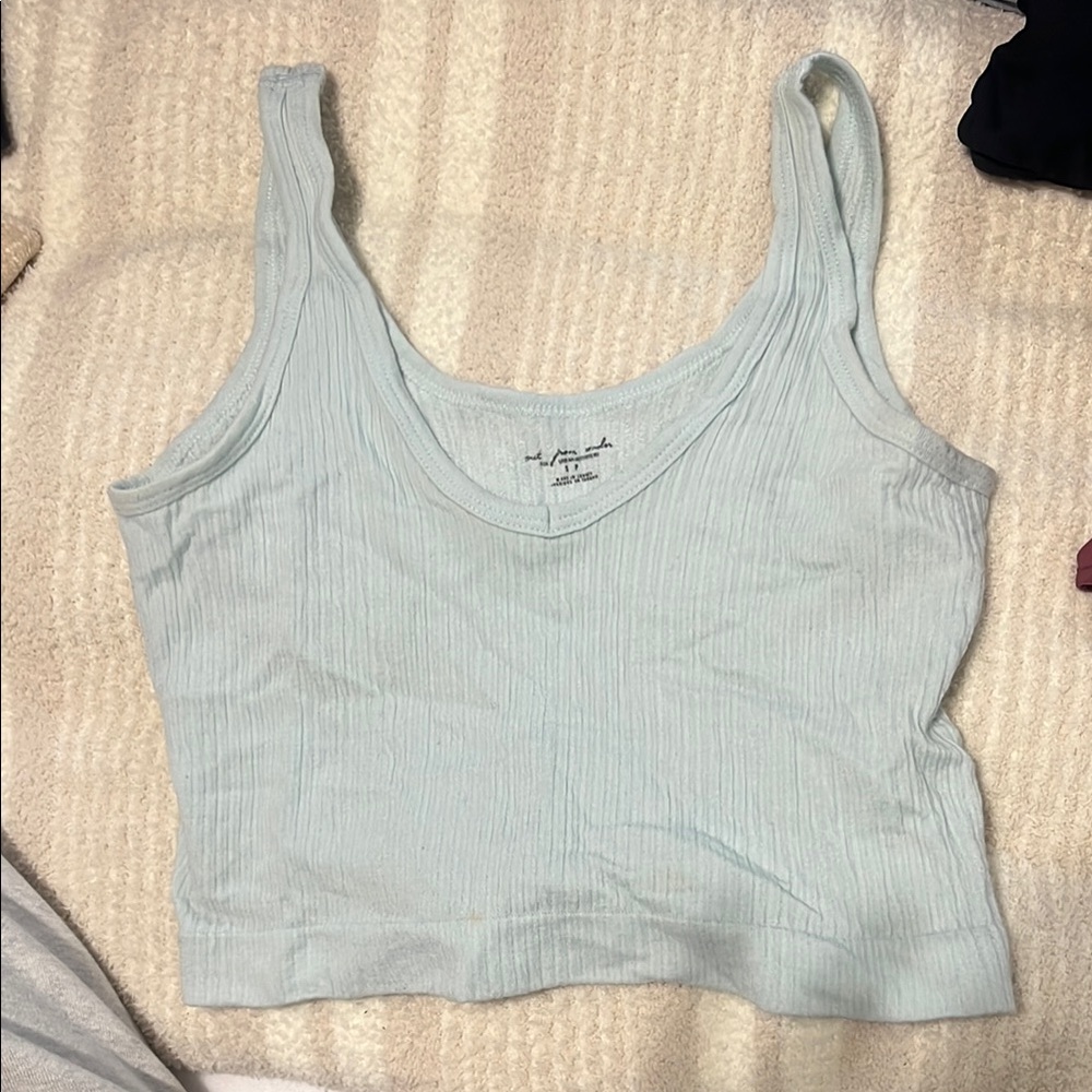 Urban outfitters Blue Ribbed Women's Top
